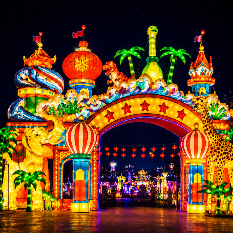Festive lanterns