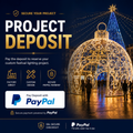 Project Deposit Payment -Deposit payment for custom commercial lanterns and festival lighting projects.
