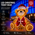Commercial Holiday Lighting Solutions 3D LED Christmas Bear with Vest | Grand Retail Motif Display
