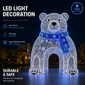 Oso Polar Gigante con Pantalla LED para Exteriores al por Mayor - Soluciones Comerciales de Iluminación Navideña para Centros Comerciales, Parques Temáticos y Eventos