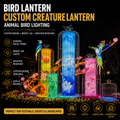 Bespoke Bird & Creature Lanterns | Professional Illuminated Wildlife Art