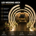 Commercial Event Lighting Solutions | Starlight Walkway Modular LED Circular Arch – FactoryDirect Industrial Grade Walk-Through Tunnel for Luxury Weddings, Grand Openings, and Event Centerpieces