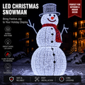Commercial HolidayLighting Solutions Walk-Through 3D LED Giant Snowman | Hollow Framework Immersive Display