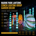 Bespoke Marine & Conch Theme Lanterns | Professional Underwater Landscape Lighting