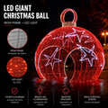 Commercial Holiday Lighting Solutions Walk-Through 3D LED Festive Sphere | Premium Giant Christmas Ball Motif Collection