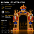 4m-6m (13ft-20ft) Commercial 3D LED Nutcracker Soldier Arch Light