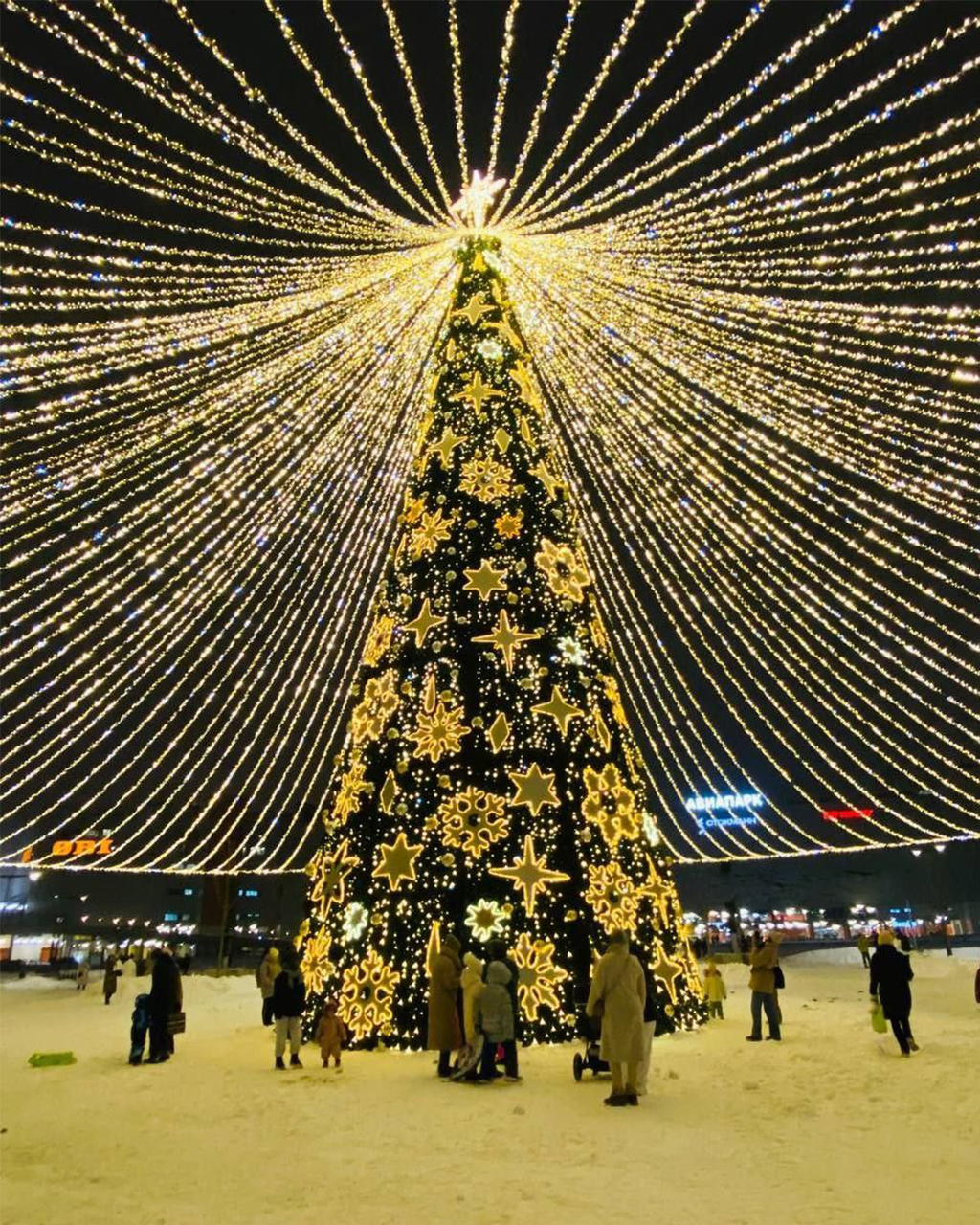 6m 10m 15m Commercial Large Outdoor Giant Sky Canopy Christmas Tree - Commercial Holiday Lighting Solutions for Shopping Malls, City Decorations, Theme Parks & Holiday Events