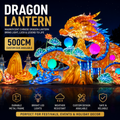 Magnificent Chinese Dragon Lantern | Bespoke Illuminated Art for Festival Decorations & Cultural Exhibitions