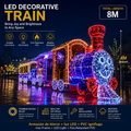 Commercial Holiday Lighting Solutions Giant 3D LED Decorative Train Display | Premium 8-Meter Immersive Character Express Plaza Landscape Landmark