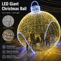 Commercial Holiday Lighting Solutions Walk-Through 3D LED Golden Christmas Ball | Premium Giant Festive Bauble Landmark