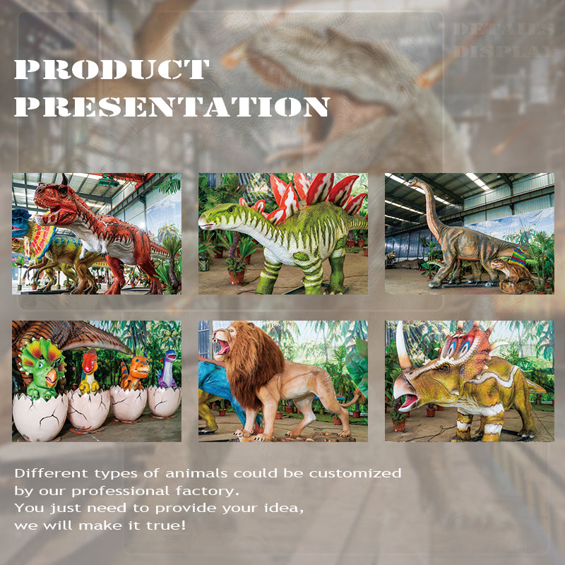 Life-Size Realistic Animatronic Dinosaur Attractions & Interactive Dinosaur Costumes - Commercial Theme Park, Museum & Amusement Park Exhibit Solutions