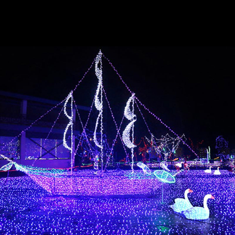 Grand Ocean Theme LED Motif Lights - Waterproof Outdoor 3D Whale, Dolphin, and Festival Galleon Ship Displays for Street & Park Attractions