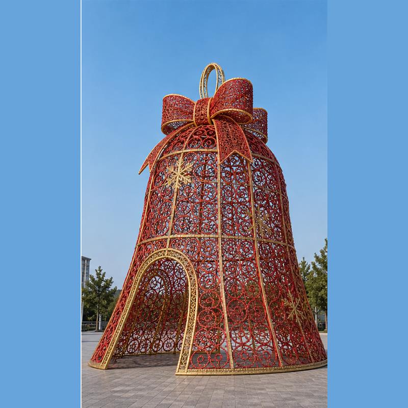 Large scale light installations and holiday commercial decorative lights in public spaces.