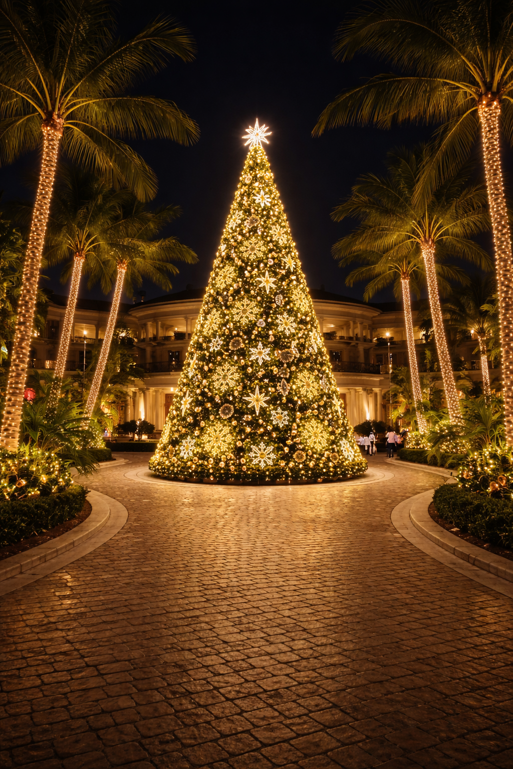 6m 10m 15m Commercial Large Outdoor Giant Sky Canopy Christmas Tree - Commercial Holiday Lighting Solutions for Shopping Malls, City Decorations, Theme Parks & Holiday Events